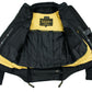 Xelement 'Gold Series' XS22006 Women's 'Be Cool' Black Textile and Soft-Shell Motorcycle Biker Jacket with X-Armor
