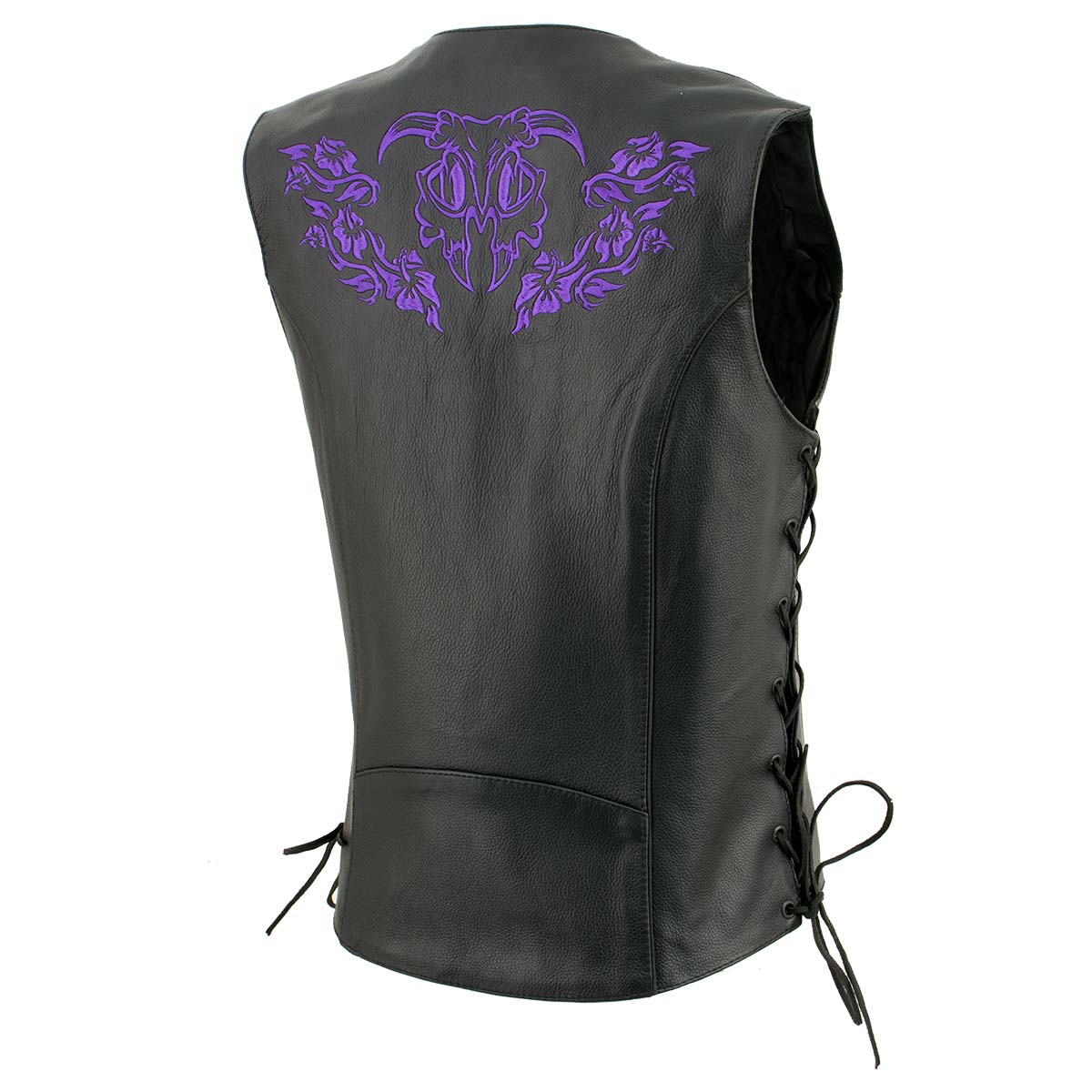 Purple motorcycle vest hotsell