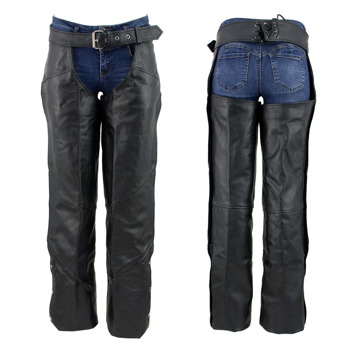 ヒップホップ+ラップ Tall, Dark And Handsome Unisex XS462 Tall-Size Black Thermal Lined Leather