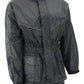 NexGen Ladies XS5001 Black Water Proof Rain Suit with Reflective Piping