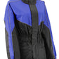 NexGen Ladies XS5001 Black and Blue Water Proof Rain Suit with Reflective Piping