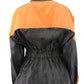 NexGen Ladies XS5001 Black and Orange Water Proof Rain Suit with Reflective Piping