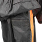 NexGen Ladies XS5001 Black and Orange Water Proof Rain Suit with Reflective Piping