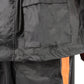 NexGen Ladies XS5001 Black and Orange Water Proof Rain Suit with Reflective Piping