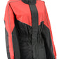 NexGen Ladies XS5001 Black and Red Water Proof Rain Suit with Reflective Piping