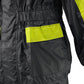 NexGen Ladies XS5001 Black and Hi-Vis Yellow Water Proof Rain Suit with Reflective Piping