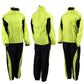 NexGen Men’s XS5021 Neon Green Hi-Viz Hooded Water Proof Rain Suit