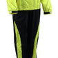 NexGen Men’s XS5021 Neon Green Hi-Viz Hooded Water Proof Rain Suit