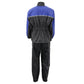 NexGen XS5031 Women's Blue and Black Water Proof Rain Suit with Cinch Sides