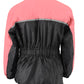 NexGen XS5031 Women's Pink and Black Water Proof Rain Suit with Cinch Sides
