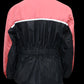 NexGen XS5031 Women's Pink and Black Water Proof Rain Suit with Cinch Sides
