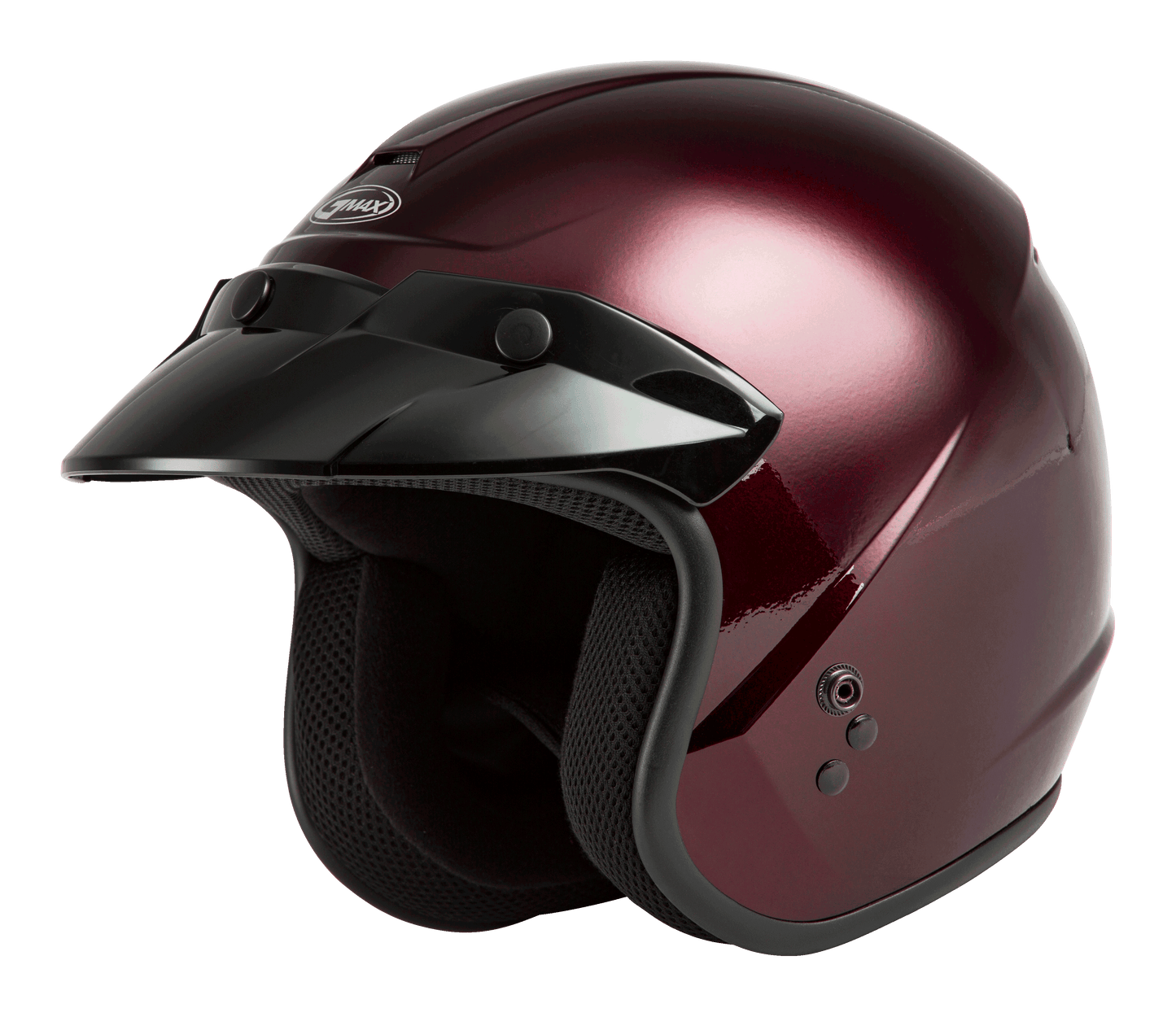Gmax 72-5366 OF-2 Open-Face Helmet Wine Red