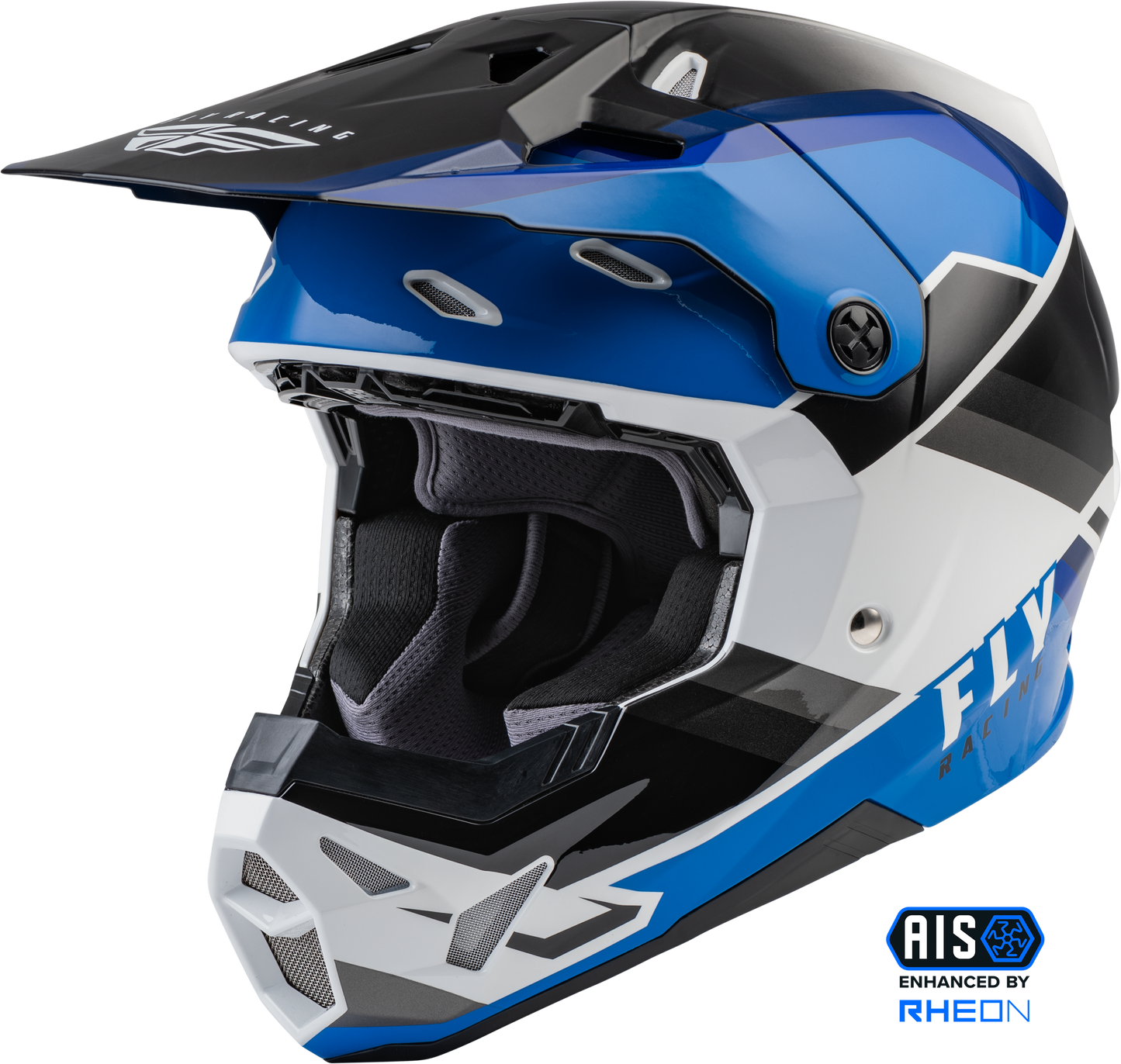 Fly Racing 73-0020 Formula Cp Rush Helmet Black/Blue/White