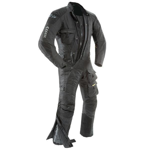 Joe Rocket Survivor Mens Black Textile Riding Suit
