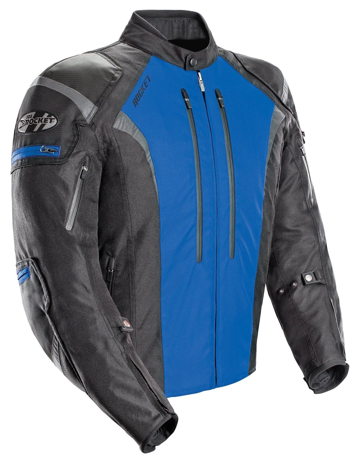 Joe Rocket Atomic 5.0 Men's Black And Blue Textile Jacket