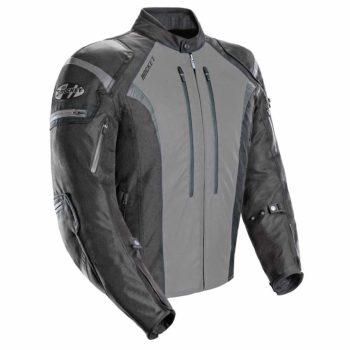 Joe Rocket Atomic 5.0 Men's Black And Grey Textile Jacket