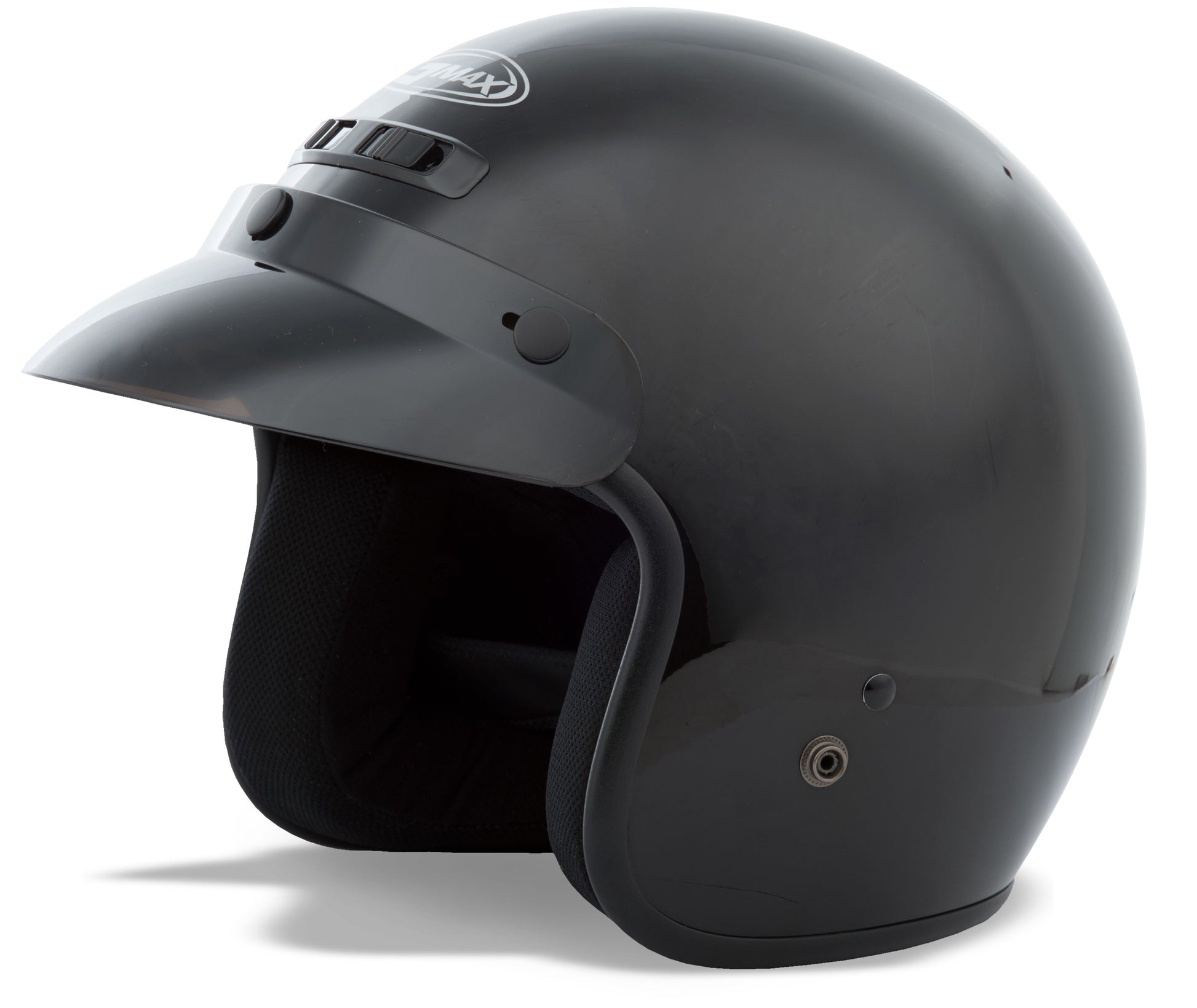 Gmax 72-5350 GM-2 Open-Face Helmet Black