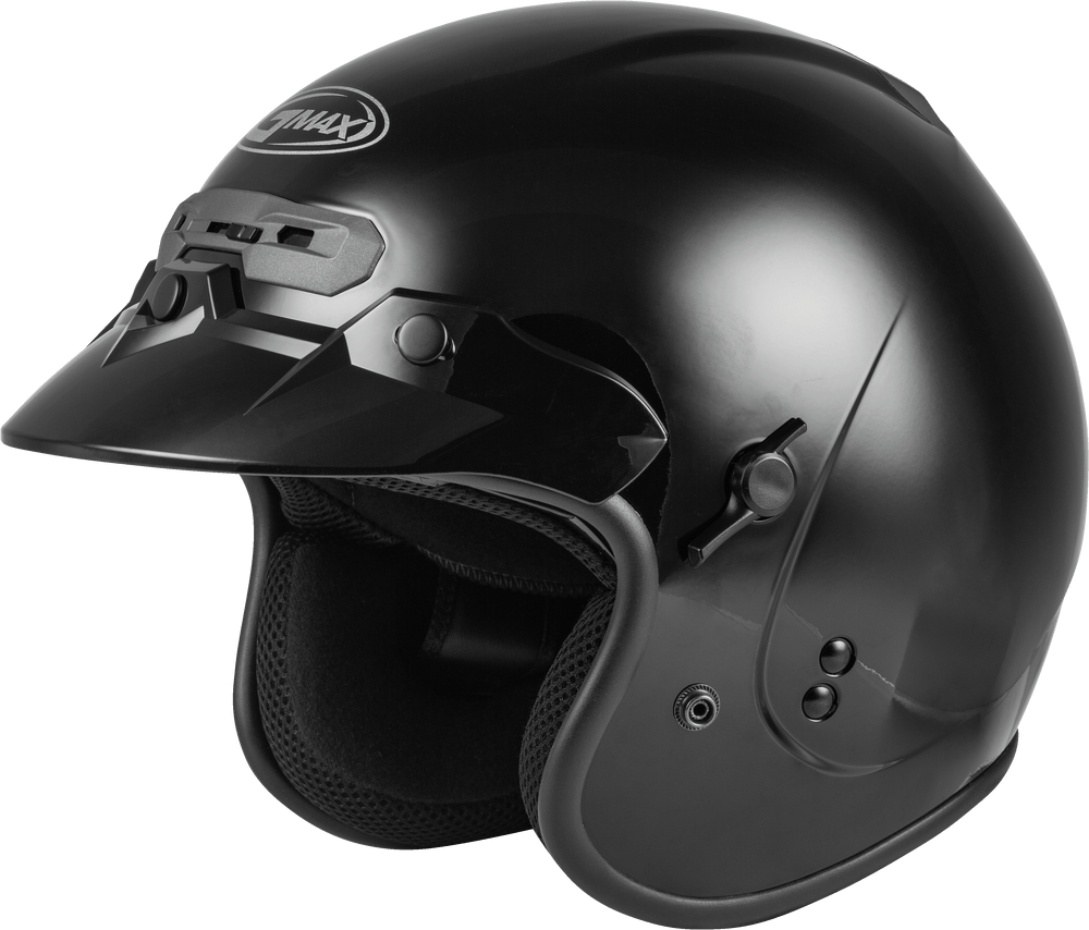 Gmax 72-4920 GM-32 Open-Face Helmet Black