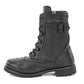 Joe Rocket Ladies Black Combat Leather Boots
