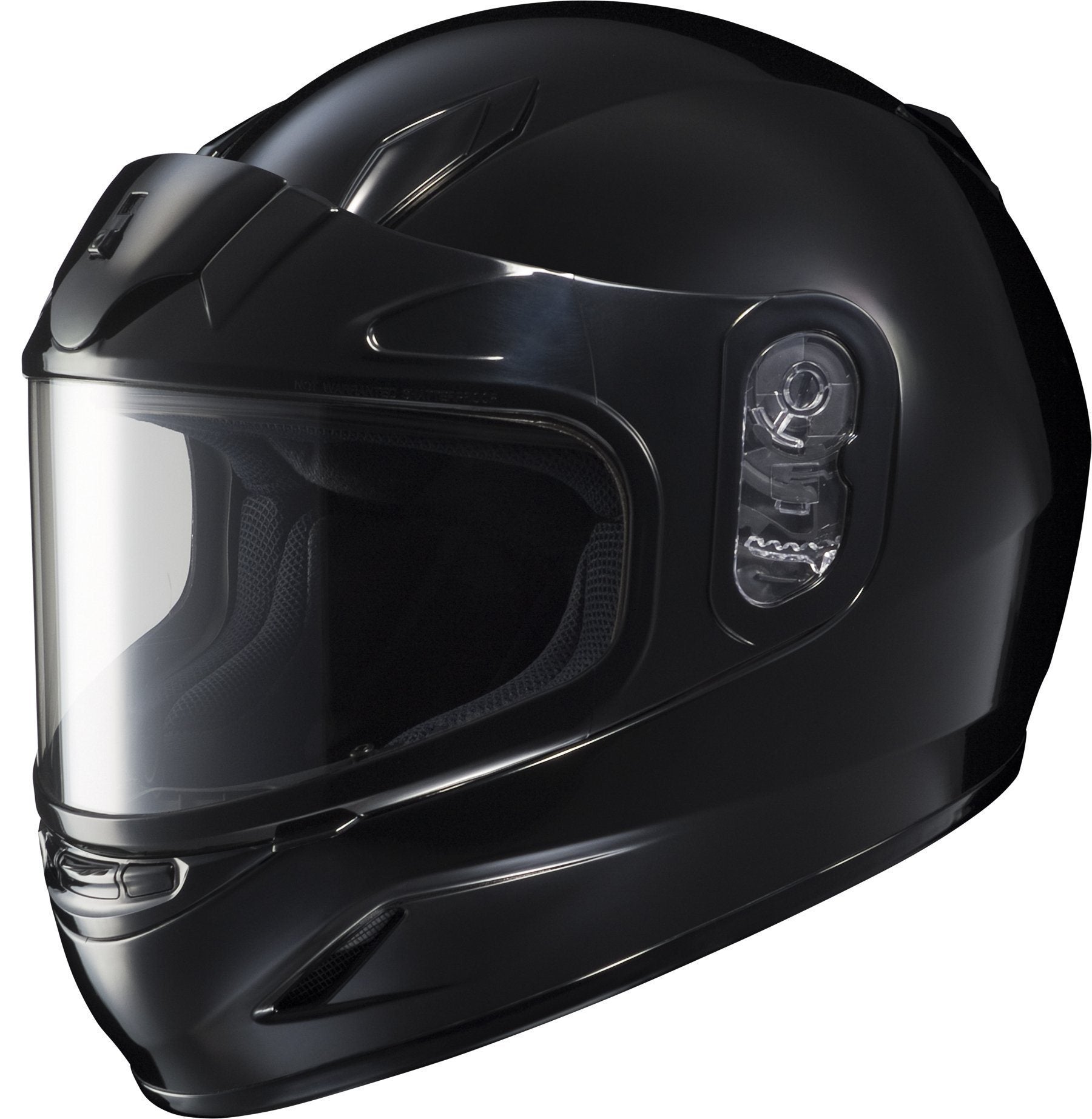 HJC CL-Y Youth Black Snowmobile Helmet with Dual Lens