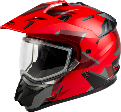 Gmax 72-7122 GM-11S Ripcord Adventure Snow Helmet Matte Red/Black