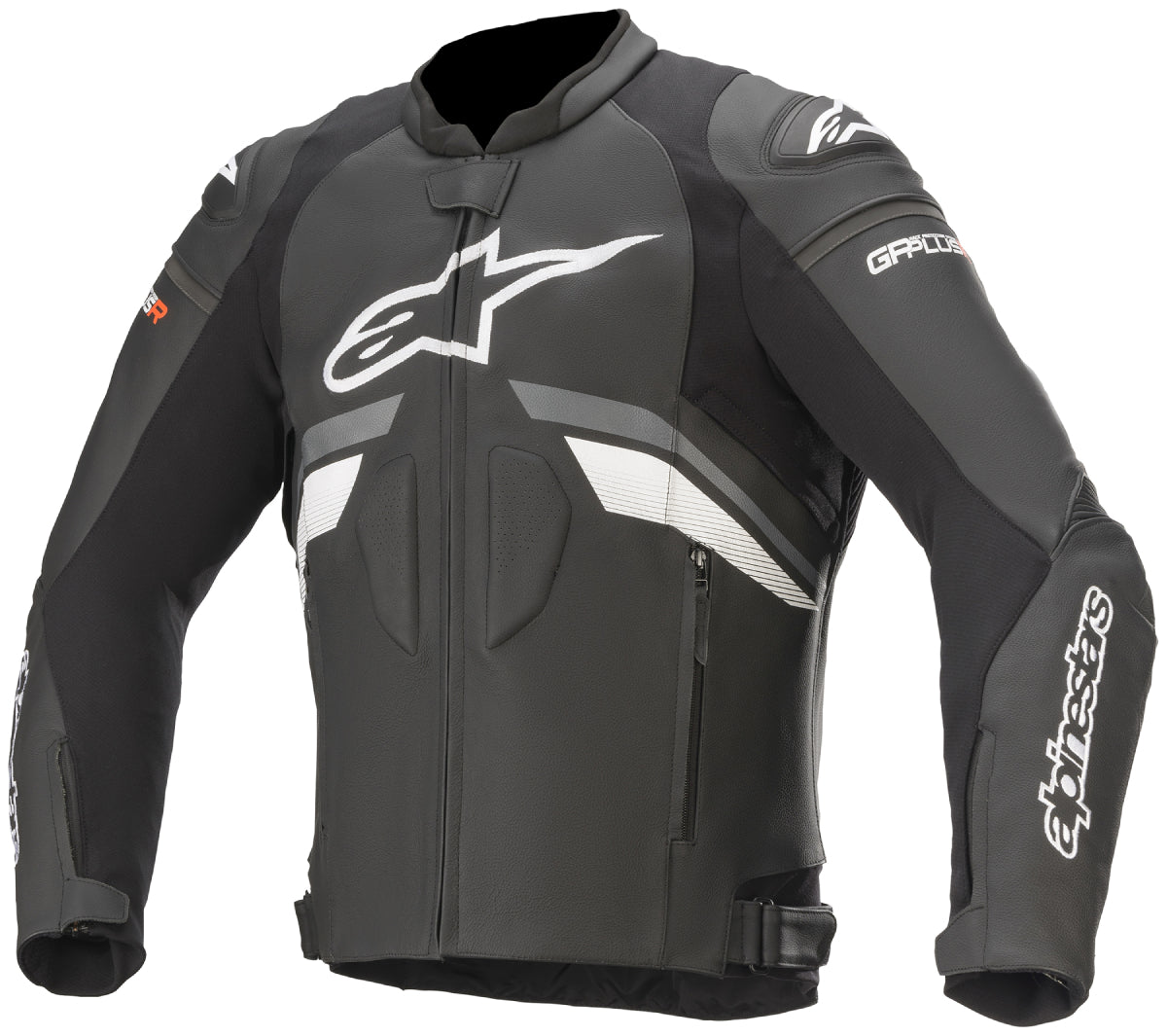 Alpinestars Men’s GP Plus R v3 Black, Grey and White Leather Jacket