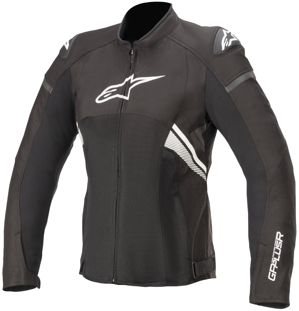Alpinestars Women’s Stella T-GP Plus R v3 Airflow Black and White Textile Jacket