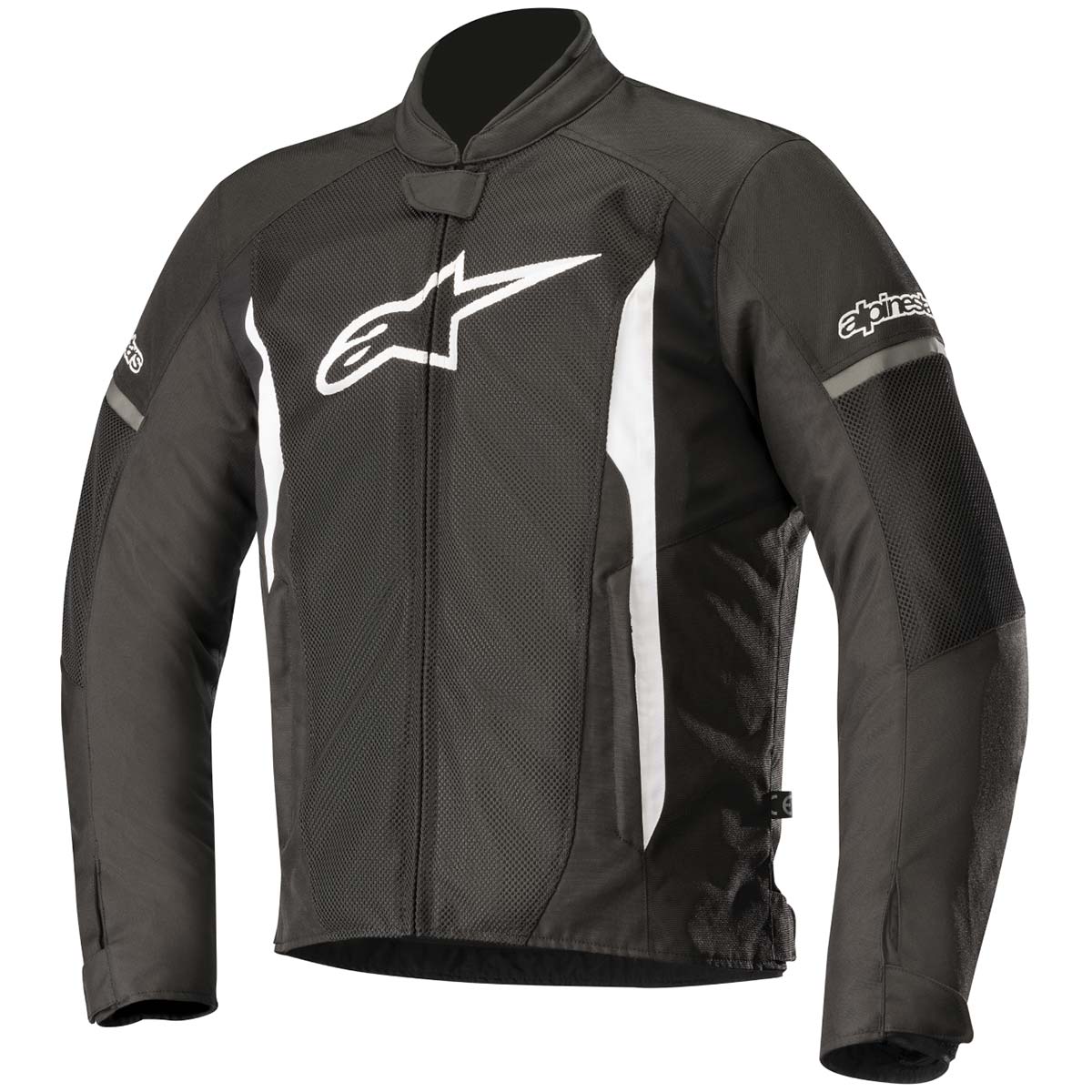 Alpinestars Men’s T-Faster Air Black and White Textile Jacket