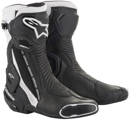 Alpinestars Men’s SMX-PLUS v2 Vented Black and White Boots