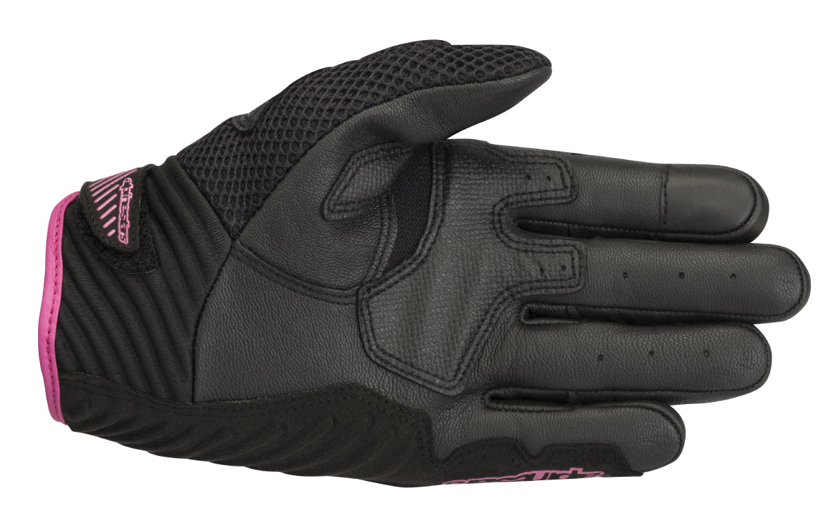 Alpinestars Women’s Stella SMX-1 Air v2 Black and Fuchsia Gloves
