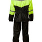 Open Box Fly Racing 478-8015S Men's 2-Piece Black and Hi-Viz Rain Suit