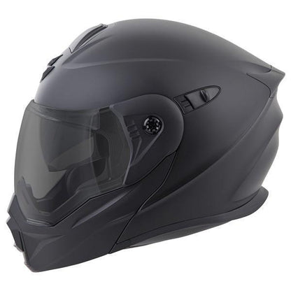 Scorpion EXO-AT950 Matte Black Snow Helmet with Dual Pane Lens