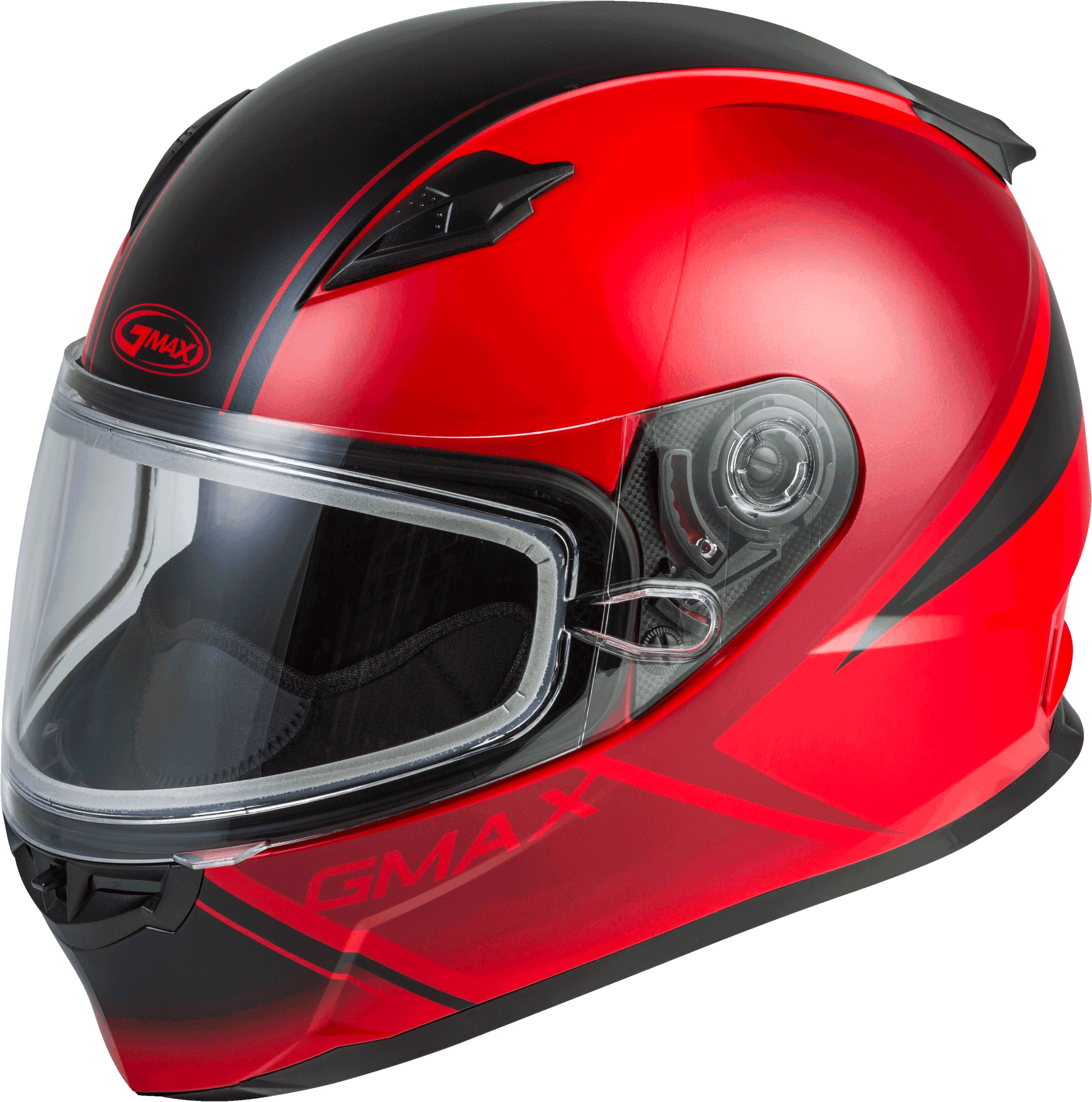 Gmax 72-6331 FF-49S 'Hail' Full-Face Snow Helmet Matte Red/Black