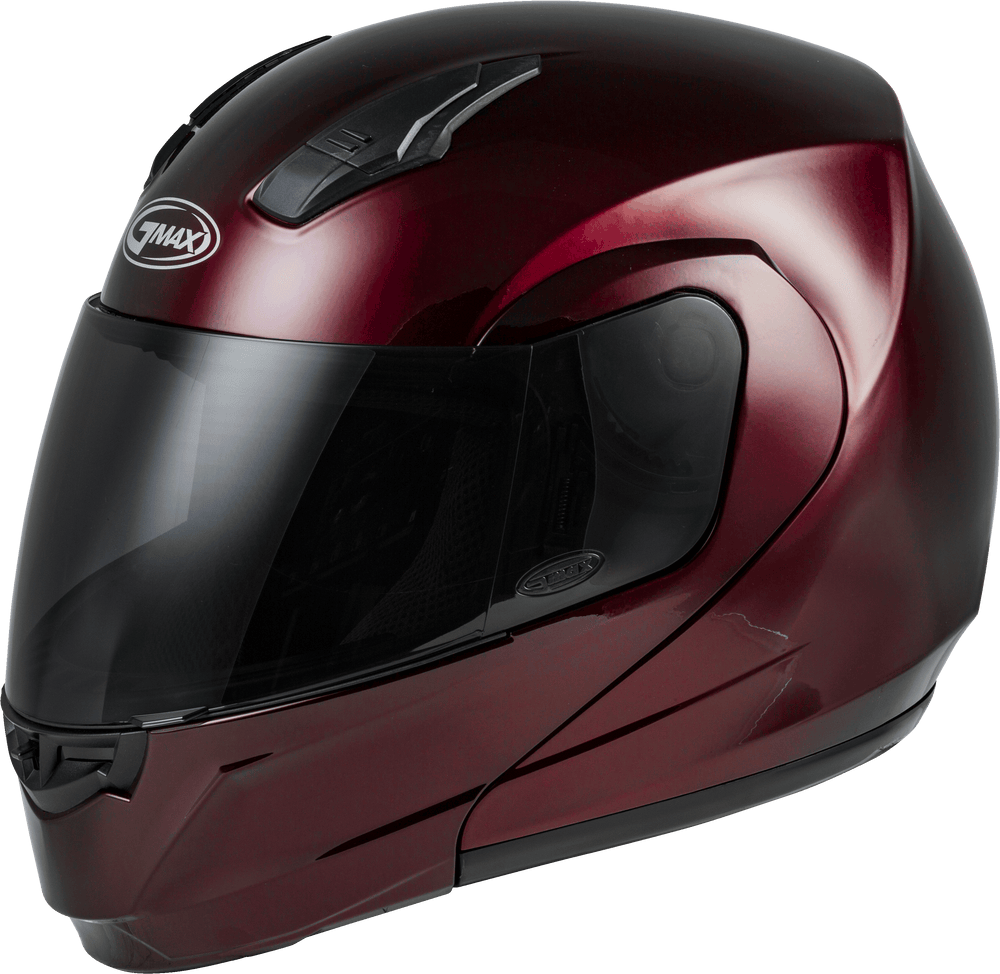 Gmax 72-5025 MD-04 Modular Helmet Wine Red