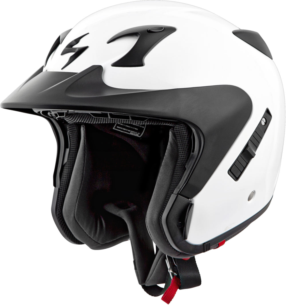 Scorpion Exo 75-1621 EXO-Ct220 Open-Face Helmet Gloss White