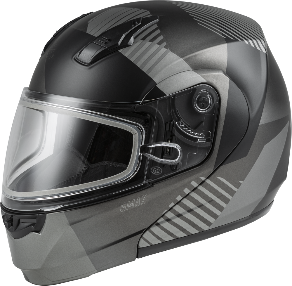 Gmax 72-5933 MD-04S 'Reserve' Modular Snow Helmet Matte Dark Sil/Black