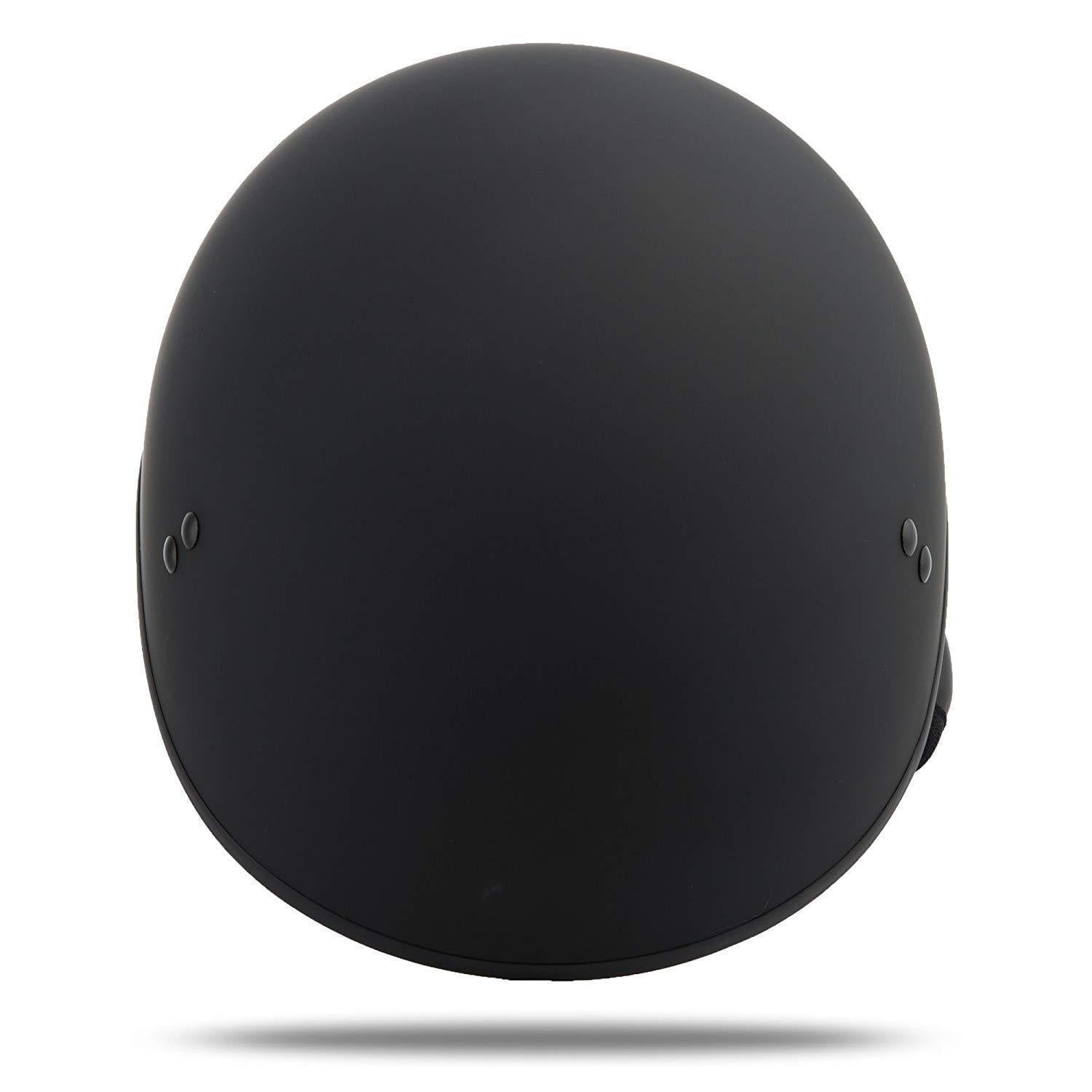 GMax GM45 Naked Matte Black Half Helmet
