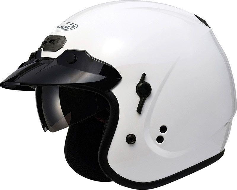 GMax GM32 Pearl White Open Face Helmet