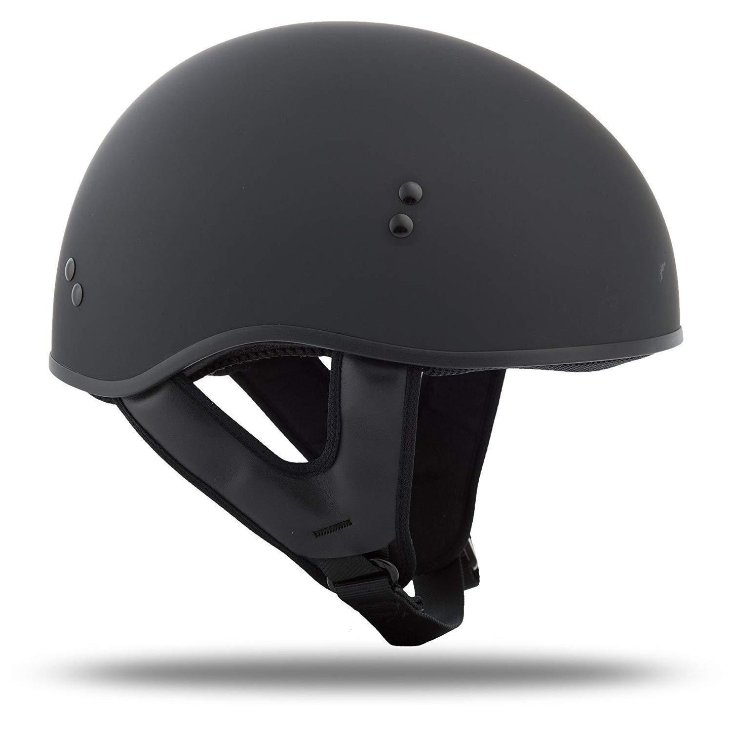 GMax GM45 Naked Matte Black Half Helmet