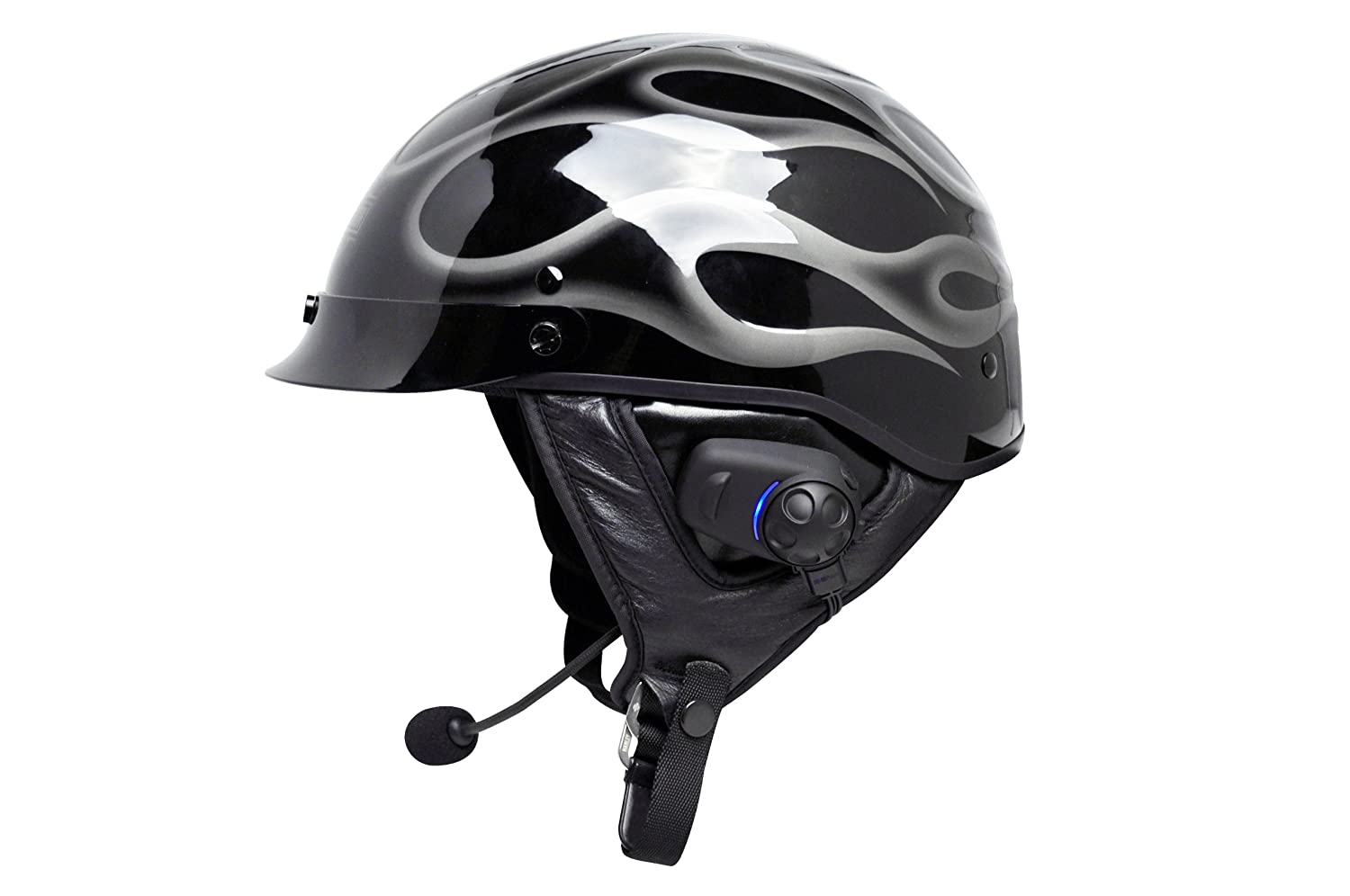 Sena SPH10H-FM Single Pack Bluetooth Headset and Intercom with FM Tuner for Half Helmets