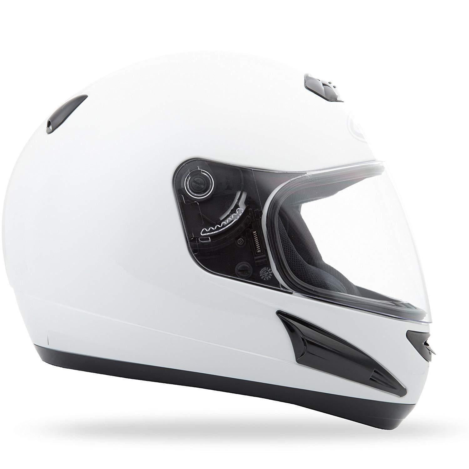 GMax GM38 White Full Face Street Helmet