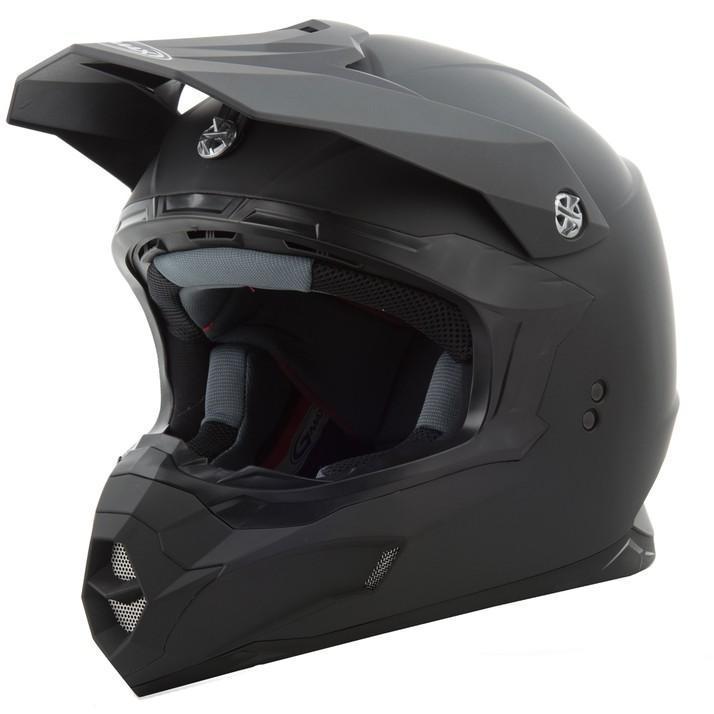GMax MX86 Matte Black Motocross Helmet