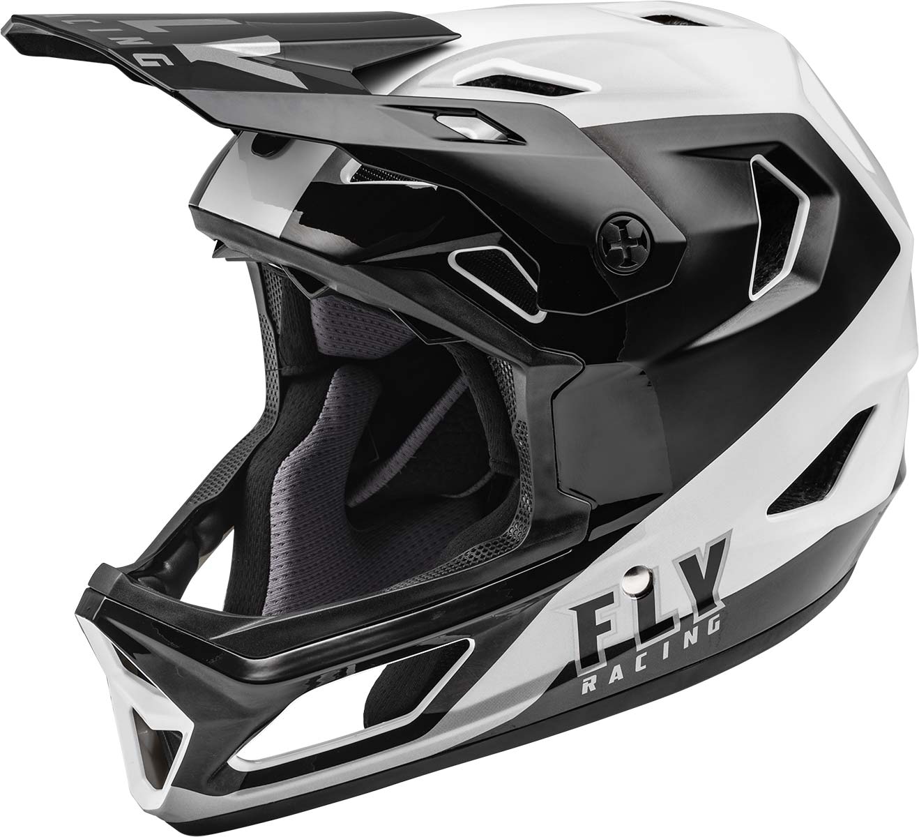 Fly Racing 73-3602L Rayce Helmet Black/White