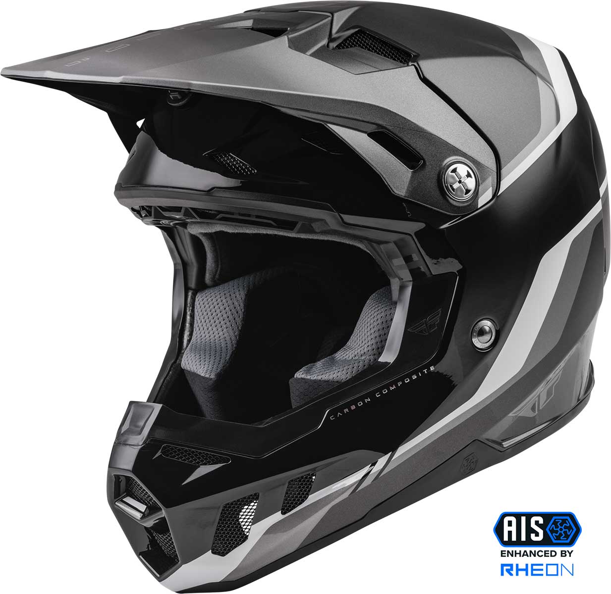 Fly Racing 73-4311 Formula Cc Driver Helmet Black/Charocal/White