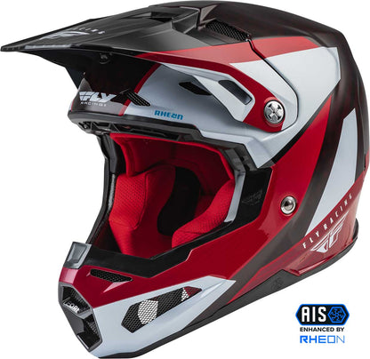 Fly Racing 73-4432 Formula Carbon Prime Helmet Red/White/Red Carbon