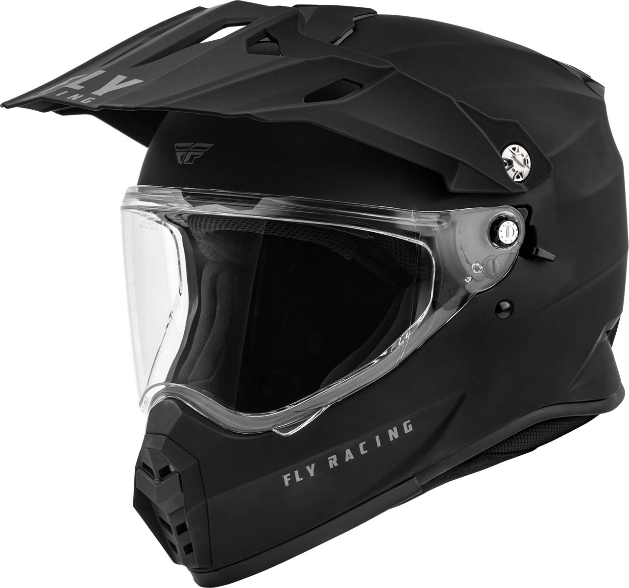 Fly Racing 73-7021 Trekker Solid Helmet Matte Black