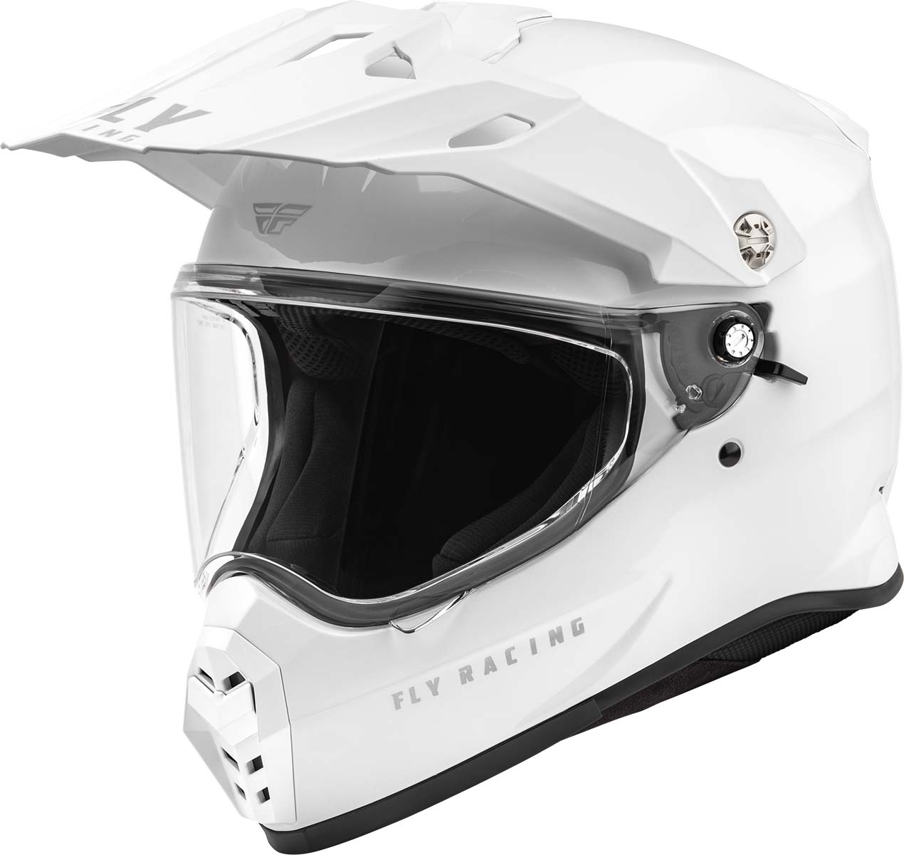 Fly Racing 73-7022 Trekker Solid Helmet White