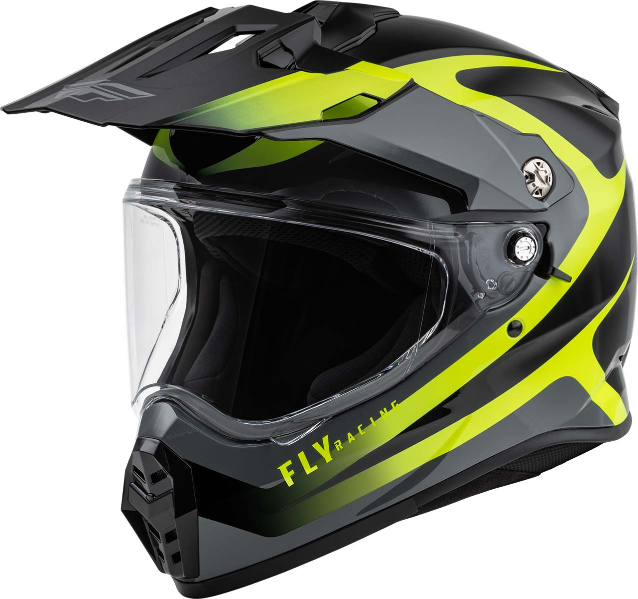 Fly Racing 73-7024 Trekker Pulse Helmet Black/Hi-Vis