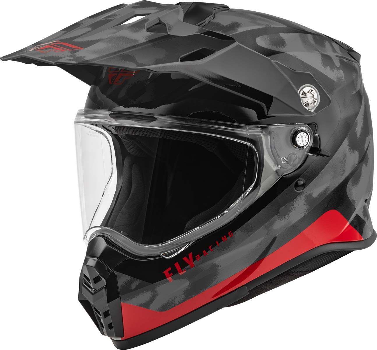 Fly Racing 73-7025 Trekker Pulse Helmet Black/Red