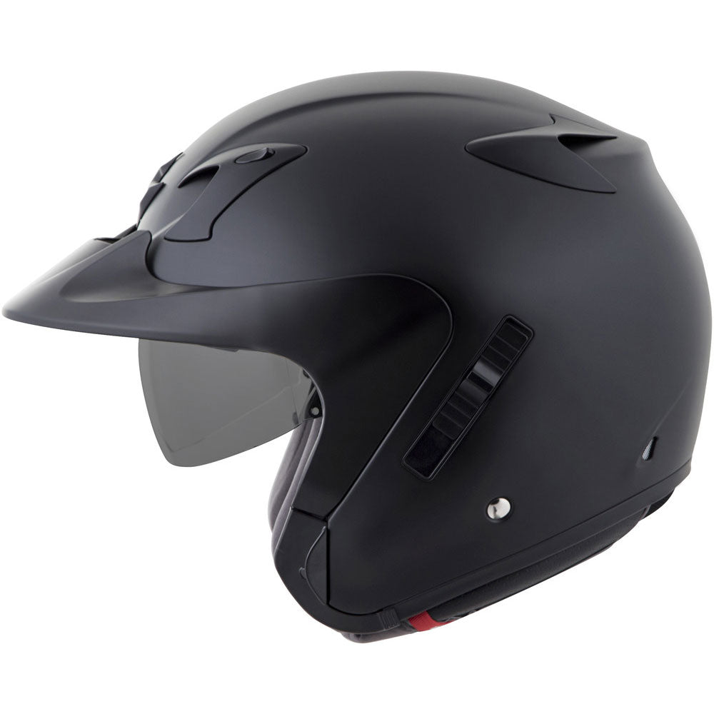Open Box Scorpion Exo 75-1620 EXO-CT220 Open-Face Helmet Matte Black